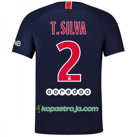 Billiga Fotbollströjor Paris Saint-Germain T.Silva 2 Hemma tröja 2018/19 Kortärmad